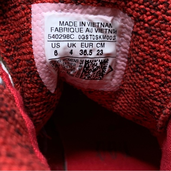 Converse height top sneakers size 6 - Picture 6 of 8